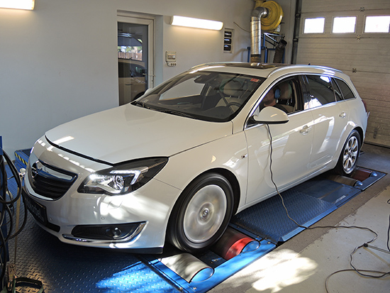 Opel Insignia 2,0 CDTI 120LE chiptuning teljesítménymérés
